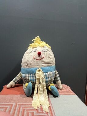 1950s/1960s Handmade Humpty Dumpty Plush Doll